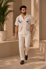 SANDSTONE Crochet Shirt — By ZAWAR